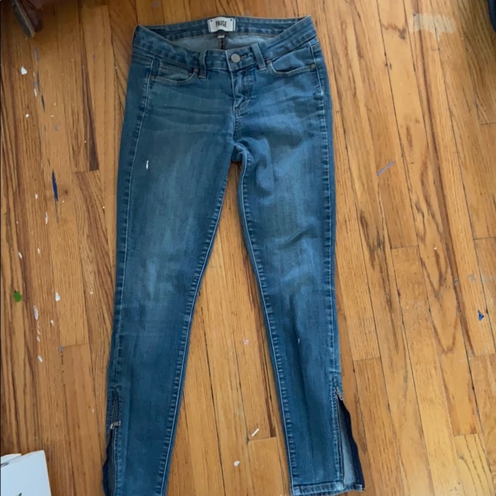 Paige Verdugo Ankle skinny jeans zipper detail 26